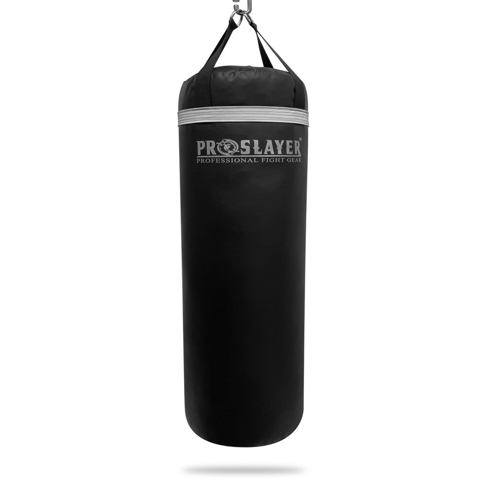 Proslayer 100lb Boxing MMA Heavy Punching Bag UNFILLED Black/White - Made in USA