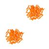 Sosoport 2sets Orange 70mm Castle Golf Tees Help Teeing Your Ball Style 50pcs*2 view 1