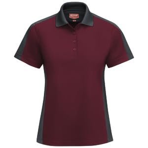 Red Kap SK53UC-SS-S F Ss Color Block Polo Bu/Ch SS S