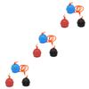 VANZACK 9pcs Billiards Cue Chalk Holder Mix Rubber Snooker Pool Cue String Billiards Accessories Chalk Holders for view 1