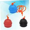 VANZACK 9pcs Billiards Cue Chalk Holder Mix Rubber Snooker Pool Cue String Billiards Accessories Chalk Holders for view 3