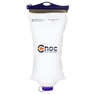 Cnoc Outdoors VectoX Extra Durable Water Collection and Filtration Bag 2L Purple- 42mm Wide Neck - Wide Opening for Water Collection - Lightweight and Compact - Tethered Cap and Slider