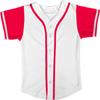 DIGITMON Kids Baseball Jersey Button Down Premium Hip Hop T Shirts Uniform WHITEREDSLEEVE 9-Month Infants view 2