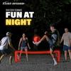 Kickit Inferno LED Soccer Tennis Game Set, Portable 6.5' Wide x 2' High Net & Soft Lightweight Ball, Play at Night Outdoors, Indoors, Backyard, Beach, Complete Skills Training & Travel Friendly view 4