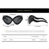 helena Y2K Sunglasses Wrap Around Futuristic Sunglasses Trendy for Men Women Shield Mask Visor Hip hop Glasses (brown) view 3