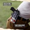 We The People Holsters - Gray Topographic Map - Right Hand - OWB Holster Compatible with Smith & Wesson M&P 9C/40C / M2.0 3.5"/3.6" Compact w/Streamlight TLR-8/8A Light RDS view 3