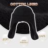 Bear Baby Winter Hat Toddler Earflap Beanie Unisex Infant Snow Cap Warm Fleece Kids Trapper Hats for Girls Boys 0-36M(Black,M) view 3