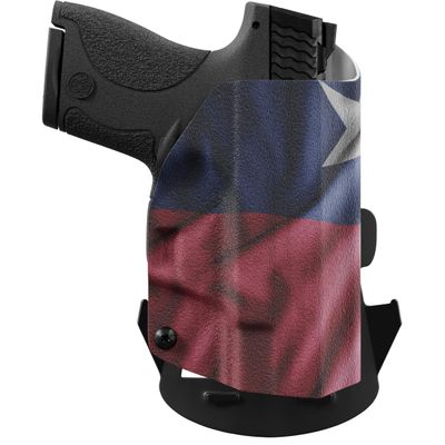 We The People Holsters - Texas Flag - Left Hand - OWB Holster Compatible with Walther P22 RDS