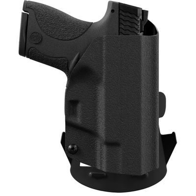 We The People Holsters - Black - Left Hand - OWB Holster Compatible with Glock 23 Gen 5 w/Surefire X300U-A Light