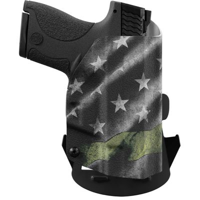 We The People Holsters - Thin Green Line - Right Hand - OWB Holster Compatible with Walther PDP Full Size 4.5" RDS