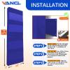 VANCL Gym Padded Wall Panels Gym Wall Pads 6' Tall Wall Pads for Gym Waterproof Durable High-Density Wall Pads for Taekwondo Vent Room Garage Babys Safety(6 FT Tall-2 Pack) view 2