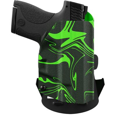 We The People Holsters - Green Ink Swirl - Left Hand - OWB Holster Compatible with Hi-Point C9