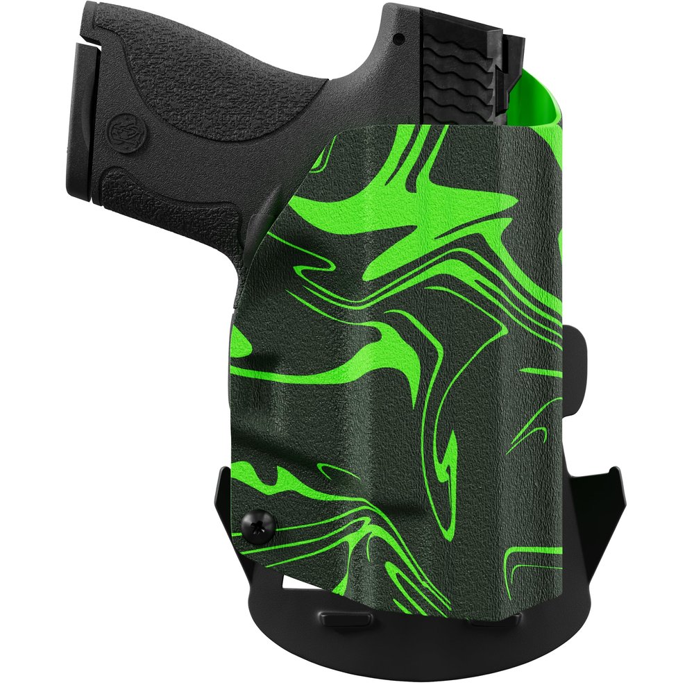 We The People Holsters - Green Ink Swirl - Left Hand - OWB Holster Compatible with Hi-Point C9
