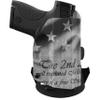 We The People Holsters - 2nd Amendment - Right Hand - OWB Holster Compatible with Smith & Wesson M&P 9 Shield EZ w/Olight PL-Mini 2 Valkyrie view 1
