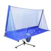 RENLXFI Table Tennis Ball Catch Net, Movable Ping Pong Recycle Catcher Equipment for Family Leisure Entertainment and Competitions, Training Auxiliary Nets (Size : 200cm/78.7in) view 1