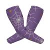 Woyaba horror halloween funny cobwebs and spiders on purple halloween arm sleeve compression,farslemers defense gardening sleeves sun protection arm sleeves for men women adult view 1