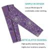 Woyaba horror halloween funny cobwebs and spiders on purple halloween arm sleeve compression,farslemers defense gardening sleeves sun protection arm sleeves for men women adult view 2