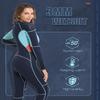 XUKER Wetsuit Women 3mm, Neoprene Wet Suits for Women in Cold Water Front Zip Full Body Long Sleeve Diving Suit for Snorkeling Surfing Swimming Kayaking Canoeing view 3
