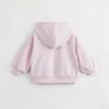 marc & janie Boys Girls Casual Solid Loose Hoodies Long Sleeve Drop Shoulder Sweatshirts Versatile Soft Cotton Tops 231711 Lilac Pink view 3