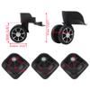 BQLZR Luggage Suitcase Wheels for Travel 360 Degree 3.82 Inches Black 601 Pack of 2 view 2