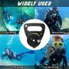 150ft Scuba Dive Reel with Thumb Stopper Black for Kayak Anchor, Cave, Wreck Diving 2 Piece Swivel Large Eye Bolt Snap Stainless Steel for Scuba Diving, Boat Anchor Rope view 3