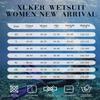 XUKER Wetsuit Women 3mm, Neoprene Wet Suits for Women in Cold Water Front Zip Full Body Long Sleeve Diving Suit for Snorkeling Surfing Swimming Kayaking Canoeing view 2