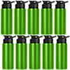 LYDTICK 10 Pack Water Bottles Bulk, 20oz Sports Aluminum Water Bottle with Snap Lids Metal Reusable Water Bottles Leak proof Bottle for Travel Camping Gym Hiking Fishing(Green) view 1