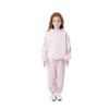 marc & janie Boys Girls Casual Solid Loose Hoodies Long Sleeve Drop Shoulder Sweatshirts Versatile Soft Cotton Tops 231711 Lilac Pink view 1