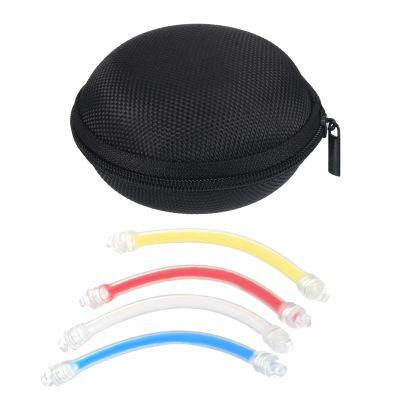 M METERXITY Tennis Vibration Dampener Set - Shock Absorber, Black Gift Case, Apply to Tennis Racket (10cm, Yellow, Red, Blue, White)