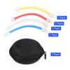M METERXITY Tennis Vibration Dampener Set - Shock Absorber, Black Gift Case, Apply to Tennis Racket (10cm, Yellow, Red, Blue, White) view 4