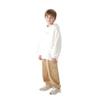 marc & janie Boys Girls Casual Solid Loose Hoodies Long Sleeve Drop Shoulder Sweatshirts Versatile Soft Cotton Tops 231711 Beige Pink view 1