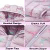 Happy Cherry Infant Boy Girl Puffer Jacket Cute Coats Winter Windproof Snowsuits Warm 18-24Months view 3
