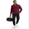 TACVASEN Men's 1/4 Zip Pullover Sweatshirt Golf Winter Fleece Lined Thermal Shirt Lightweight Athletic Sweater Red L view 2