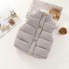 Toddler Boys Girls Coat Warm Wear Corduroy Vest Baby Outside Tower Vest Jackets Baby Boys' Outerwear (Grey, 5-6 Years) view 4