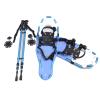All Terrain Snowshoes, Light Weight Snowshoes Set, Aluminum Rolling Terrain Snowshoes, Heel Lift Riser, for Mountaineering, Hiking view 1