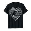 PTO Crew Love Heart PTO Squad School Volunteer T-Shirt view 1