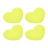 M METERXITY 4 Pack Tennis Vibration Dampener - Shock Absorber, Silicone Racket String Damping, Apply to Tennis Racket (2.2cmx2.8cmx0.9mm, Yellow) view 1
