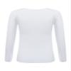 YiZYiF Kids Thermal Underwear Girls Boys Long Sleeve Base Layer Tops Dance Gymnastics Training Shirts Type B White 10-12 Years view 2