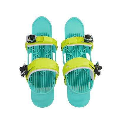 Mini Short Ski Skates Snow Shoes Short Skiboards,Mini Ski Skates Metal Snowboard Nylon Outdoor Ski Boots Winter Short for Sports Overweight Shoes Ski Storage Racks,C