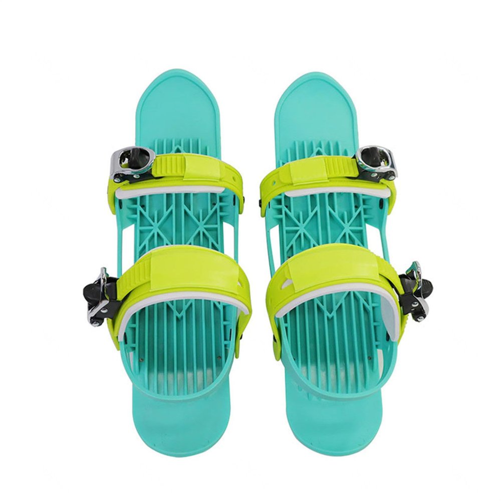 Mini Short Ski Skates Snow Shoes Short Skiboards,Mini Ski Skates Metal Snowboard Nylon Outdoor Ski Boots Winter Short for Sports Overweight Shoes Ski Storage Racks,C