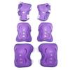 6pcs Knee Pads Elbow Pads Wrist Guards Protective Gear Set Cycling Skating Sports Protective Guard Pads for Kids Adult (Purple) view 1