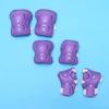 6pcs Knee Pads Elbow Pads Wrist Guards Protective Gear Set Cycling Skating Sports Protective Guard Pads for Kids Adult (Purple) view 4