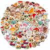 FETAL 50 Cartoon Cute Autumn Pumpkin Maple Leaf Kids Sticker Suitcase Helmet Fridge Skateboard Sticker view 1