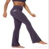 ODODOS Cloud Feeling Flared Pants with Pocket for Women High Waist Casual Bootcut Yoga Pants, 32" Inseam, Dark Purple, Medium view 1