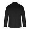 xoxingysm Men's Sport Coat Lightweight Work Blazer Suit Long Sleeve Lapel Neck Plain Busniess Jacket for Men(Black,X-Large) view 3