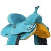 King Series Stratford Barrel Saddle 17In Turq view 3