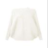Girls Oversized Sweater Kids Fashion Batwing Sleeve Ribbed Knit Pullover Tops 5-14 Years White view 4