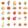 FETAL 50 Cartoon Cute Autumn Pumpkin Maple Leaf Kids Sticker Suitcase Helmet Fridge Skateboard Sticker view 4
