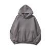 Buddhi Mens Casual Solid Color Hoodie Long Sleeve Crewneck Drop Shoulder Sweatshirt Tops Lightweight Pullover Sweatshirts Gym Athletic Sweatshirt Fashion Pullover with Pocket view 1