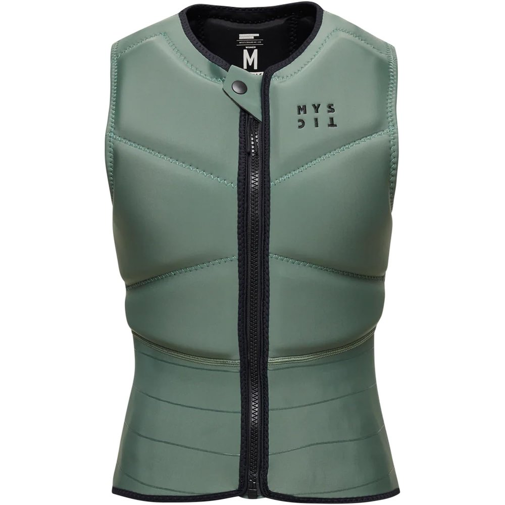 Mystic Womens Star Front Zip Impact Vest 35005.23023 - Dark Olive Size - M - Size - M